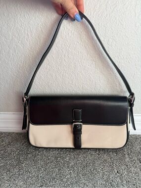 Vintage Y2K Coach Hampton Flap Shoulder Bag